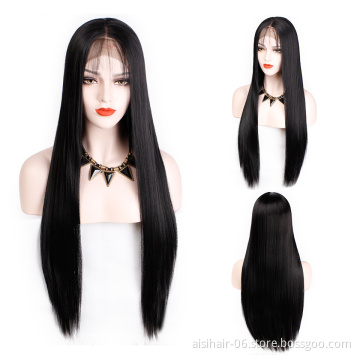 Aisi Beauty Wholesale Vendor Multi Color Cosplay Long Silky Straight Lace Frontal Synthetic Hair For Black Women Lace Front Wig